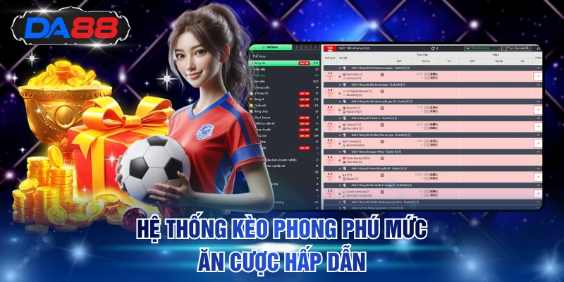 Hệ thống kèo phong phú mức ăn cược hấp dẫn