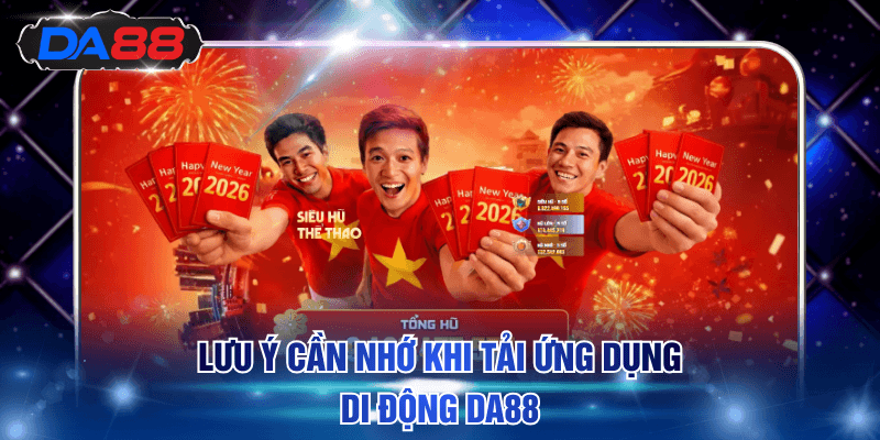 Lưu ý cần nhớ khi tải ứng dụng di động DA88